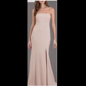 NWT Amsale Bray Dress in Blush